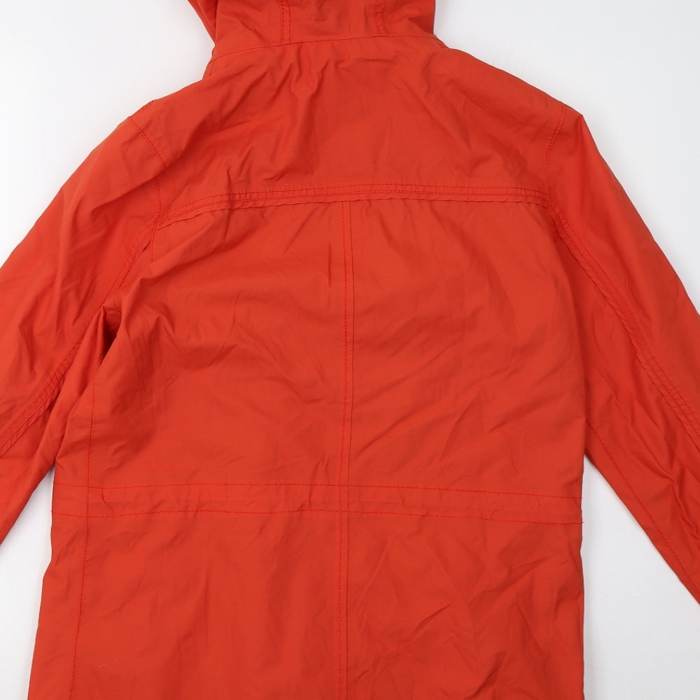 Debenhams Womens Orange Jacket Coat Size 10
