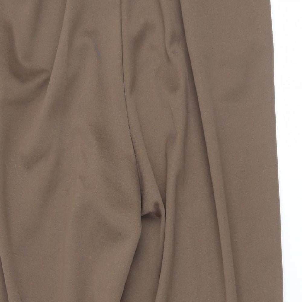 BM Womens Brown Trousers Size 14 L25 in