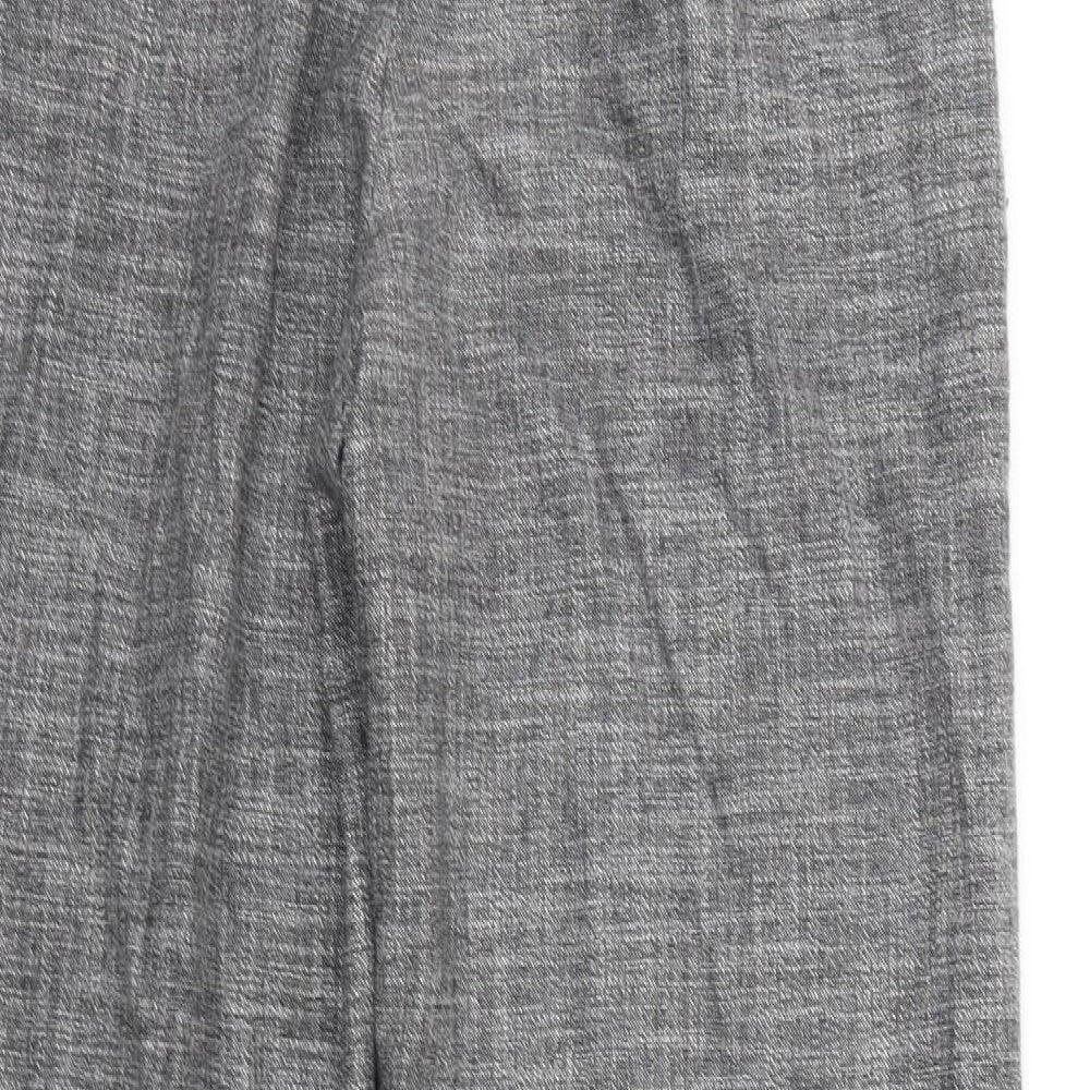 Light Before Dark Womens Grey Trousers Size M L27 in - BELTED