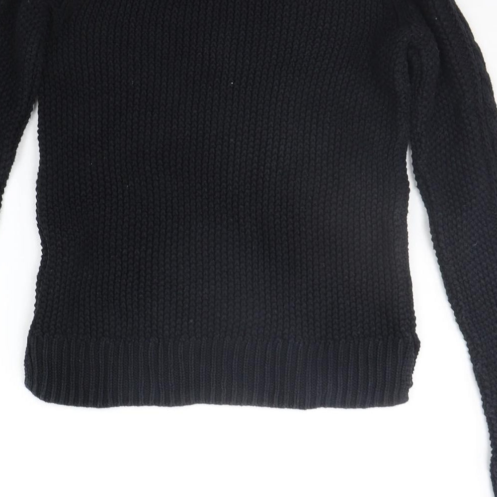 Gap Girls Black Pullover Jumper Size L