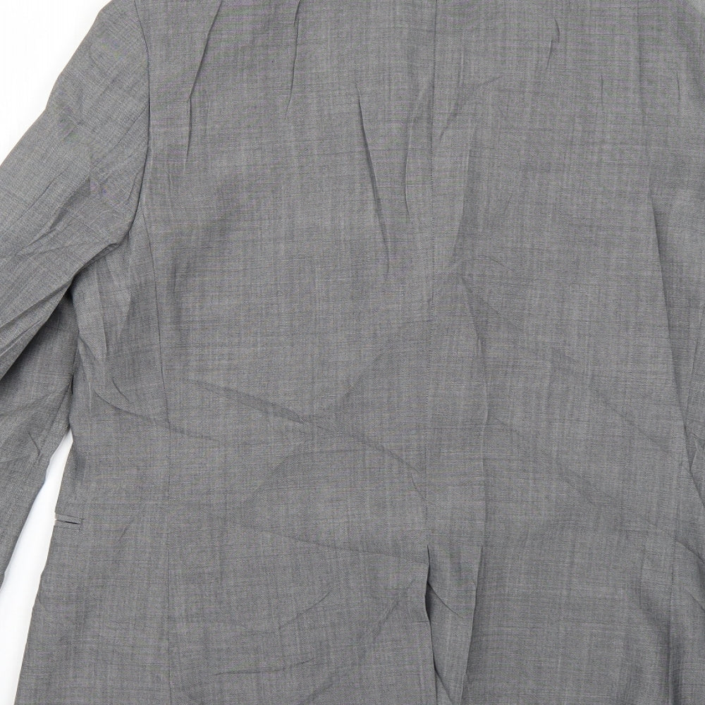 Topman Mens Grey Jacket Suit Jacket