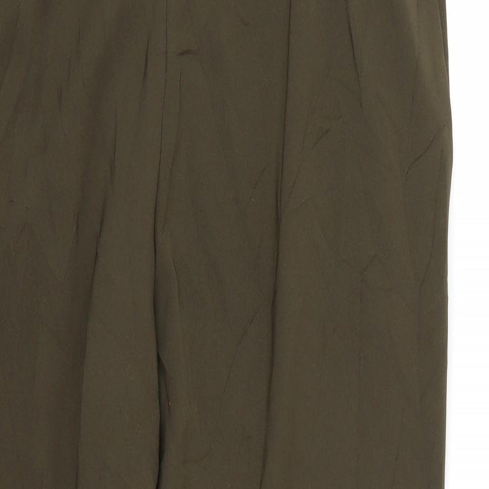 Marks and Spencer Womens Green Trousers Size 16 L23 in