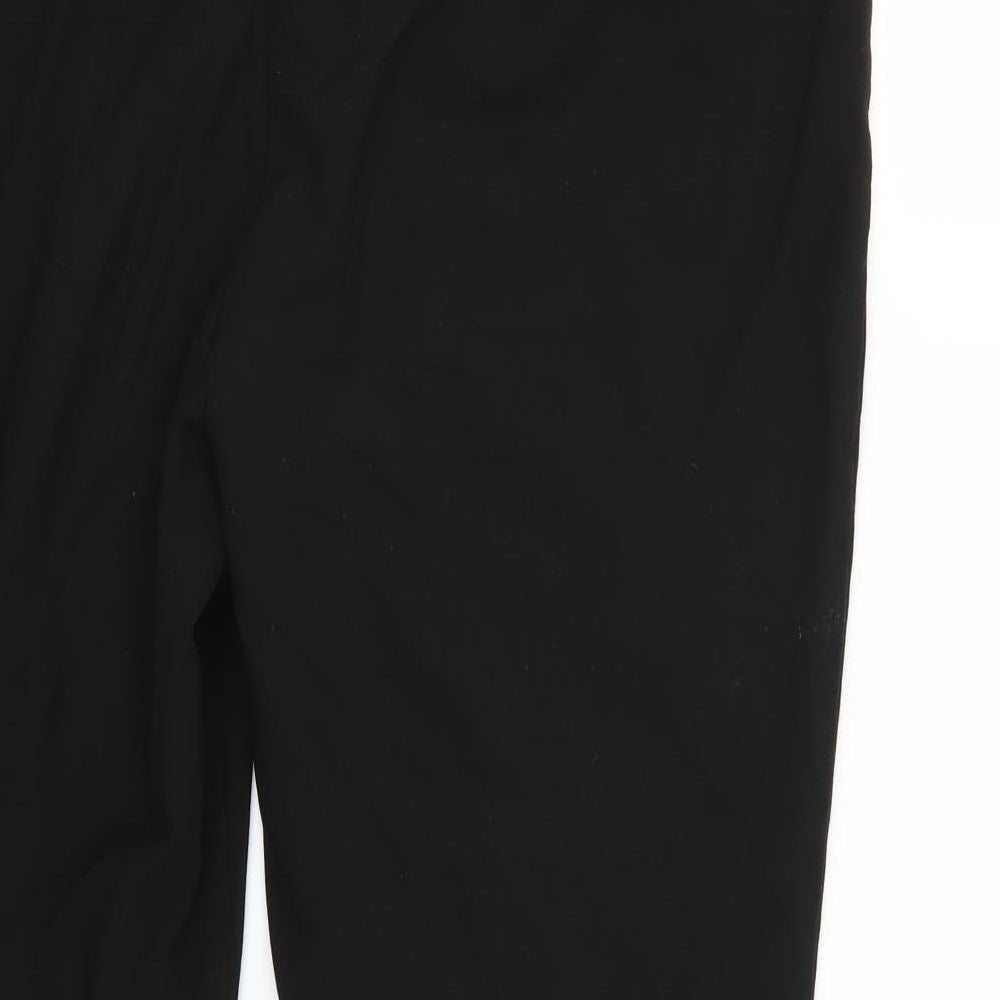 glamorosa Womens Black Trousers Size 20 L24 in