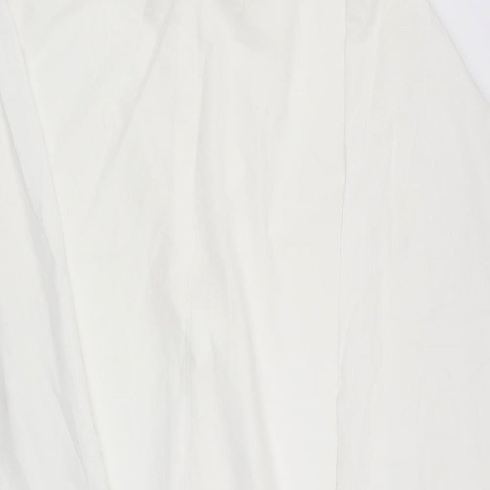 Double TWO Mens White Button-Up