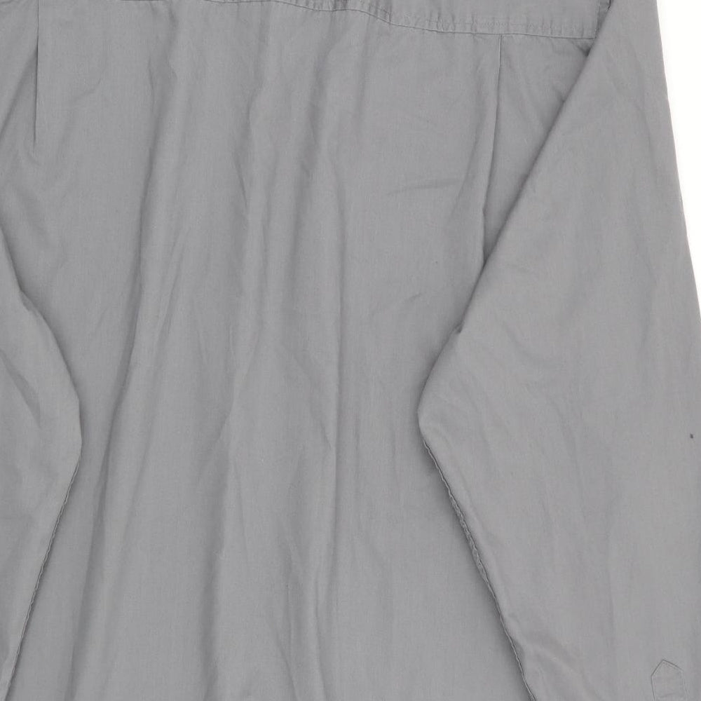 Jacamo Mens Grey Button-Up