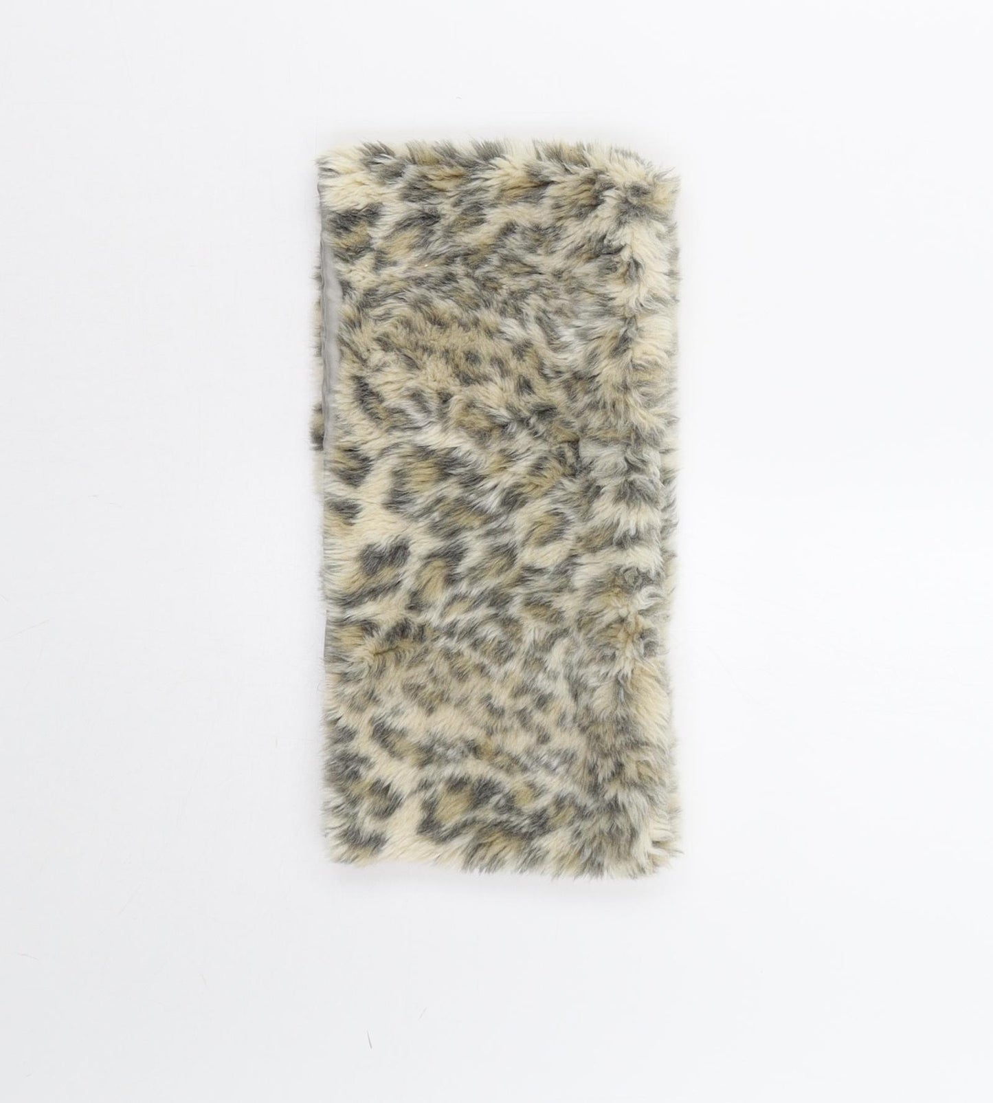Preworn Womens Beige Animal Print Scarf - Snood