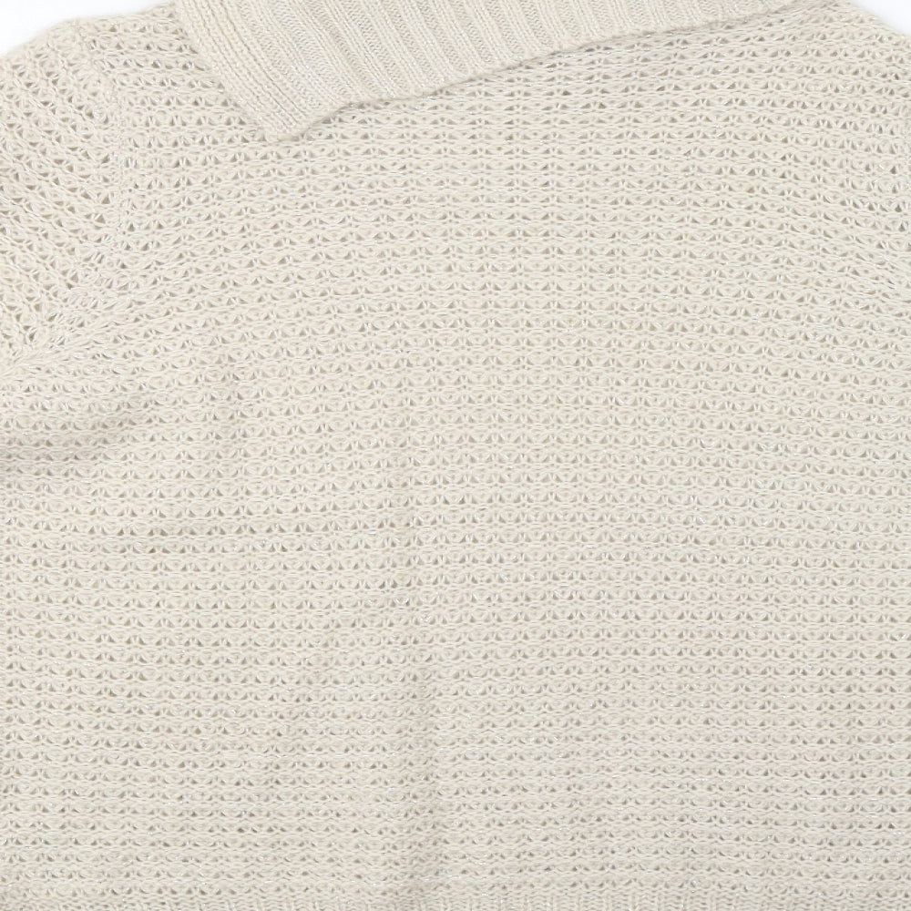 BHS Womens Beige Pullover Jumper Size 16