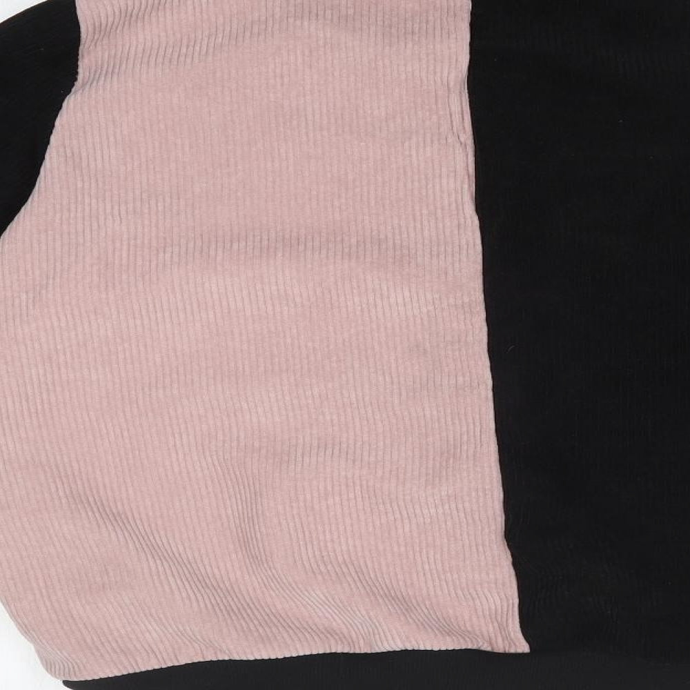 SheIn Womens Multicoloured Colourblock Pullover Sweatshirt Size M