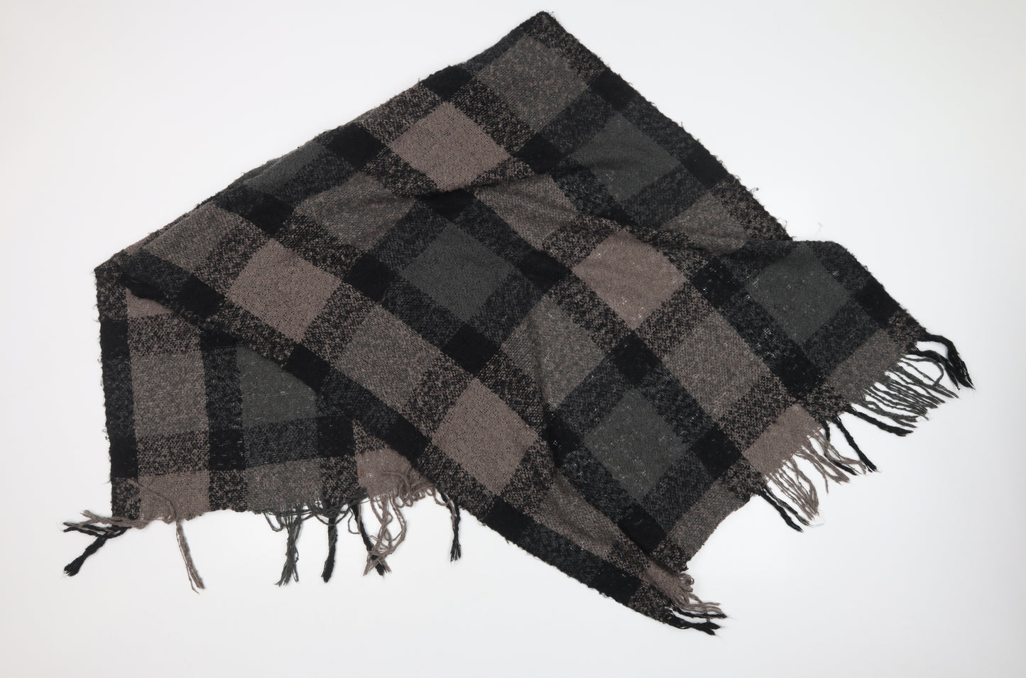 UNMADE Unisex Multicoloured Check Scarf