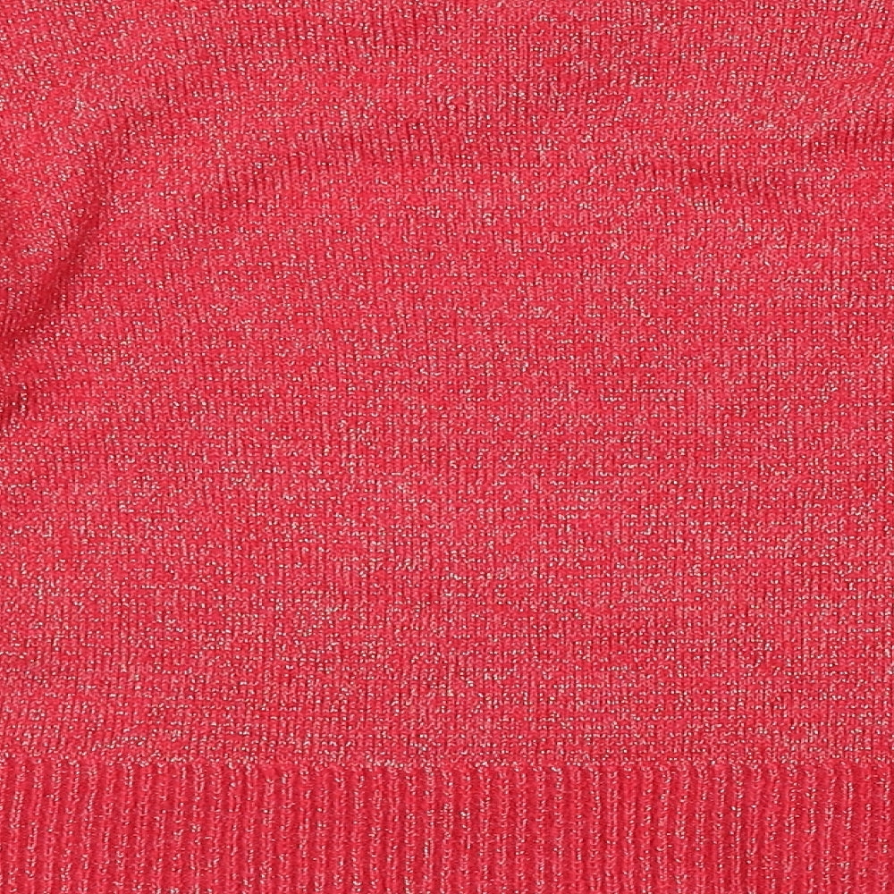 M&S Girls Pink Pullover Jumper Size 8-9 Years