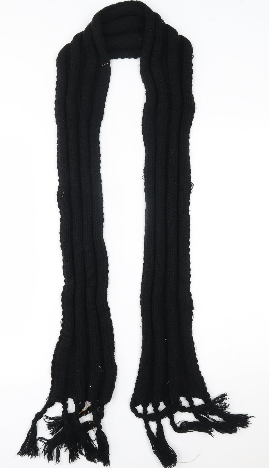 Preworn Womens Black Scarf
