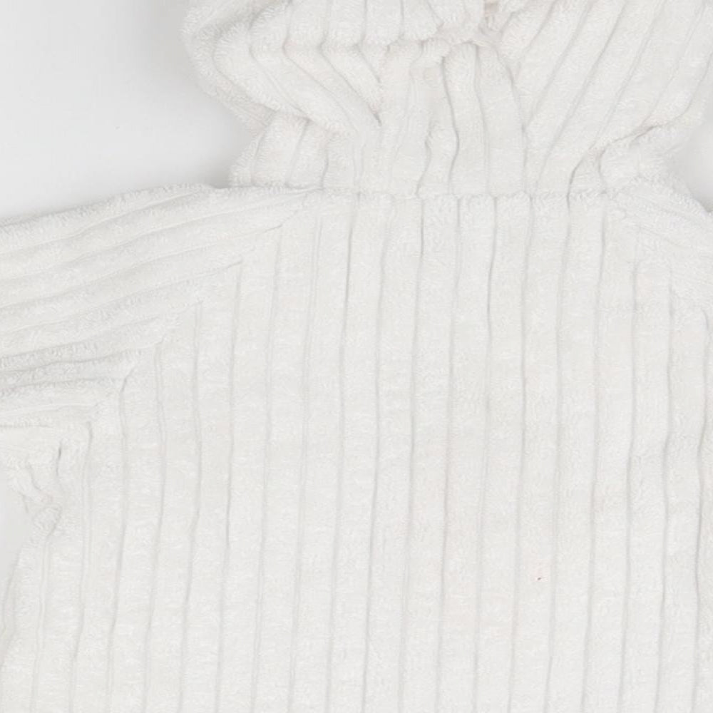Mini Club Baby White Full Zip Jumper Size 0-3 Months
