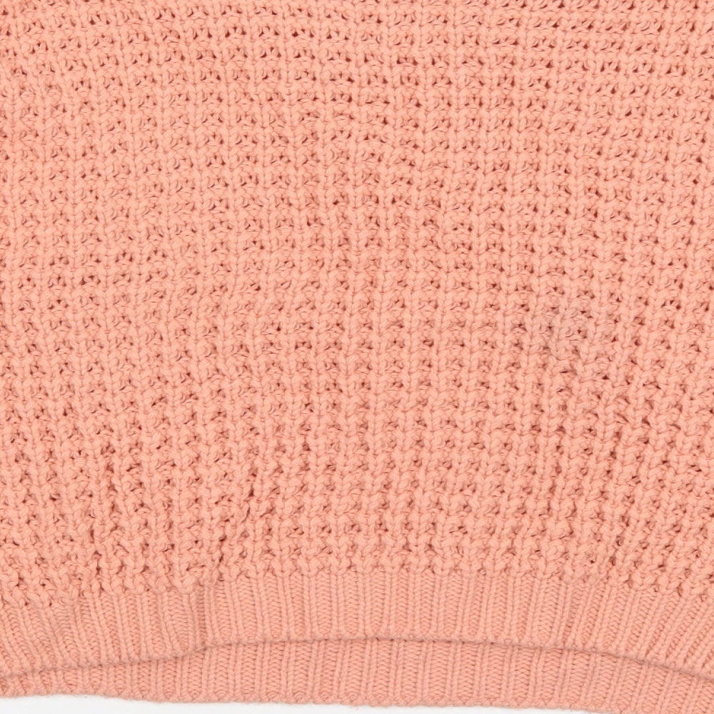 Miss Selfridge Womens Pink Knit Pullover Jumper Size 14
