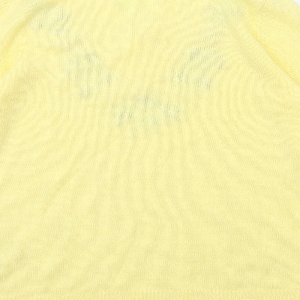 Preworn Womens Yellow Pullover Jumper Size 10