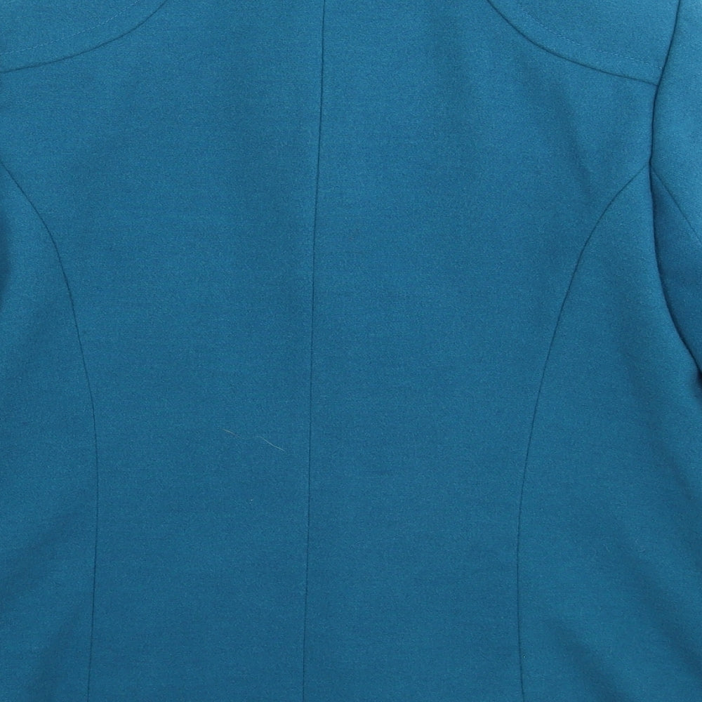 BM Womens Blue Jacket Blazer Size 12