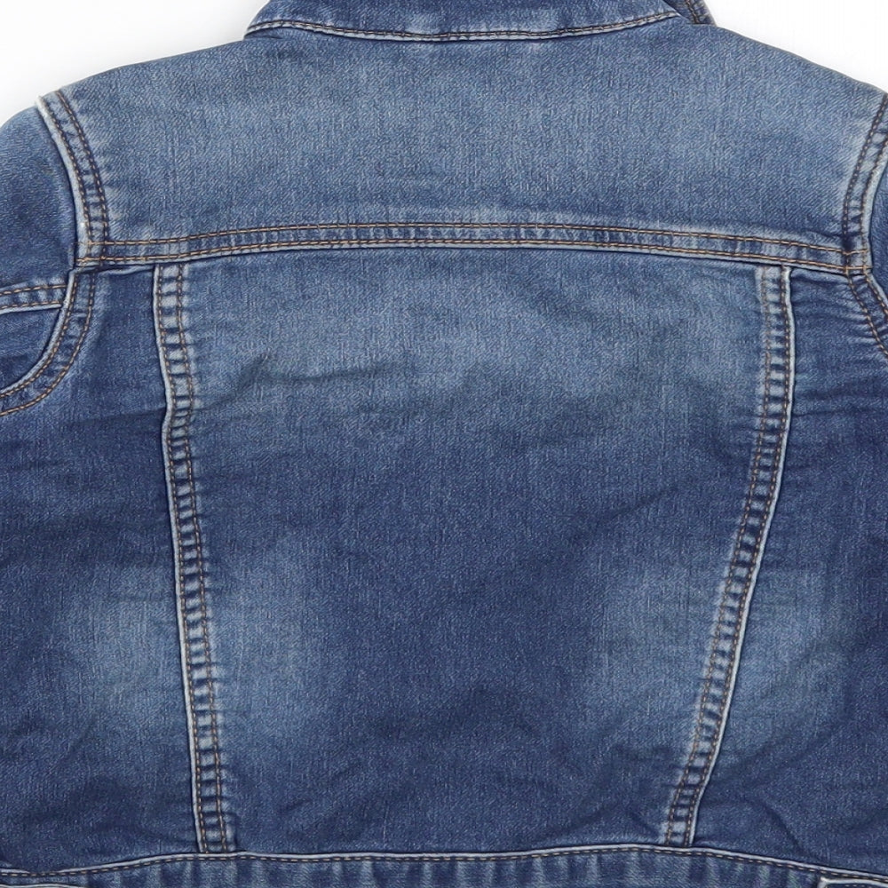 Gap Girls Blue Denim Jacket Size 5 Years