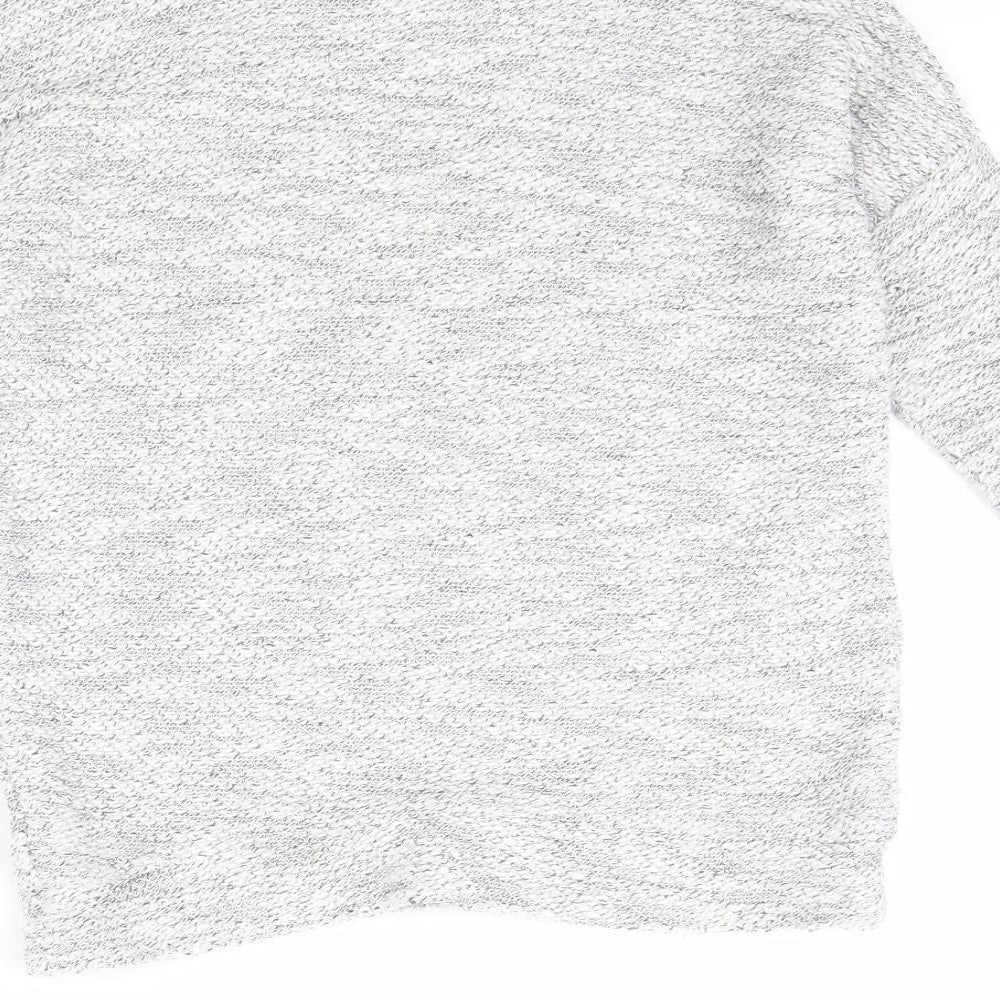 F&F Girls Grey Pullover Jumper Size 7 Years