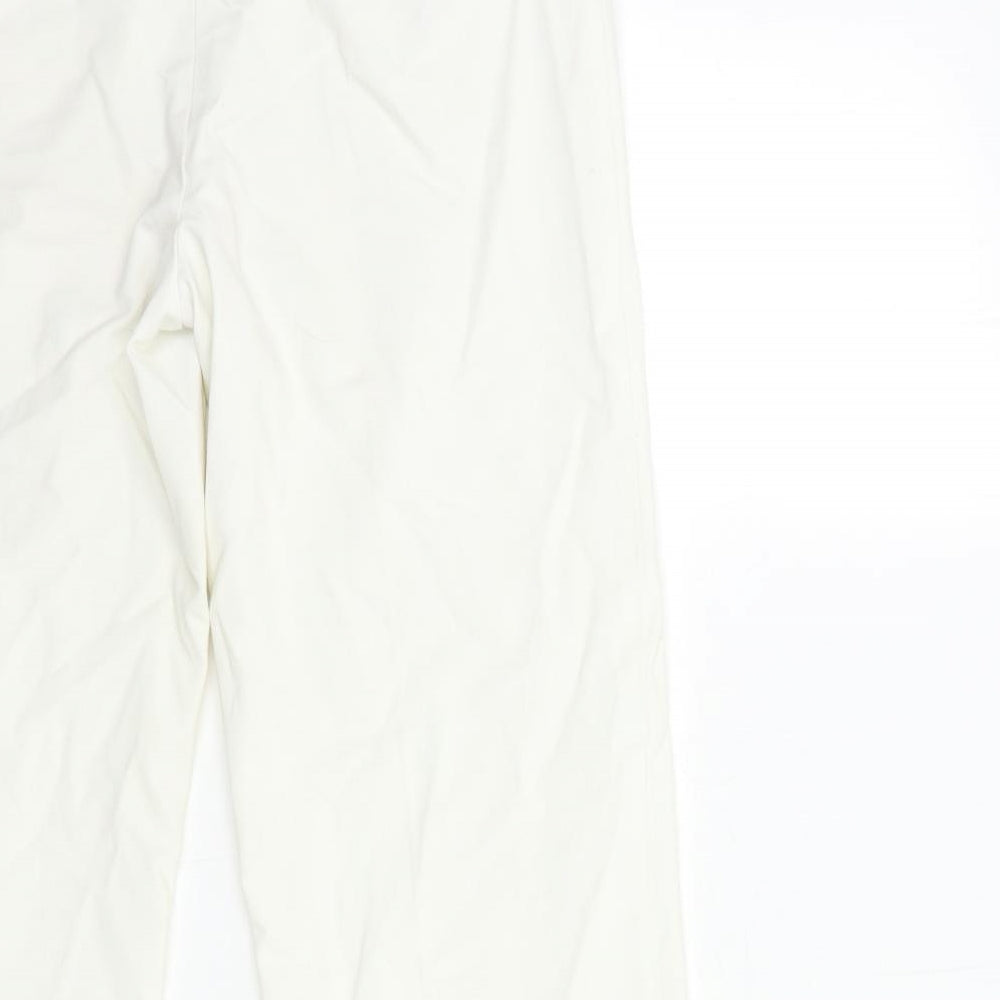 Wichile Womens White Trousers Size 10 L26 in