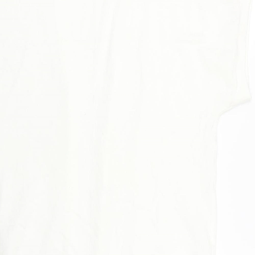 Capsule Womens White Cardigan Jumper Size 14