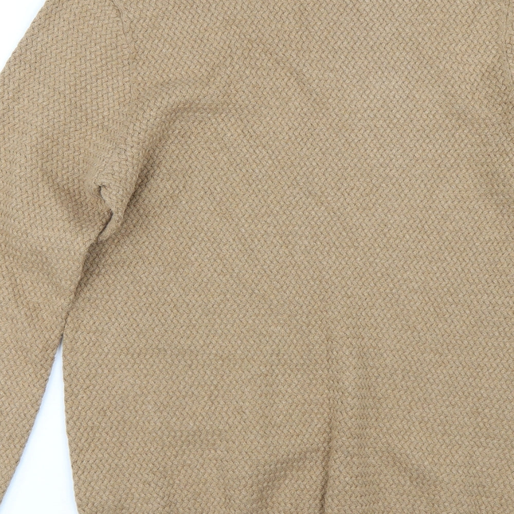 M&S Womens Brown Pullover Jumper Size M
