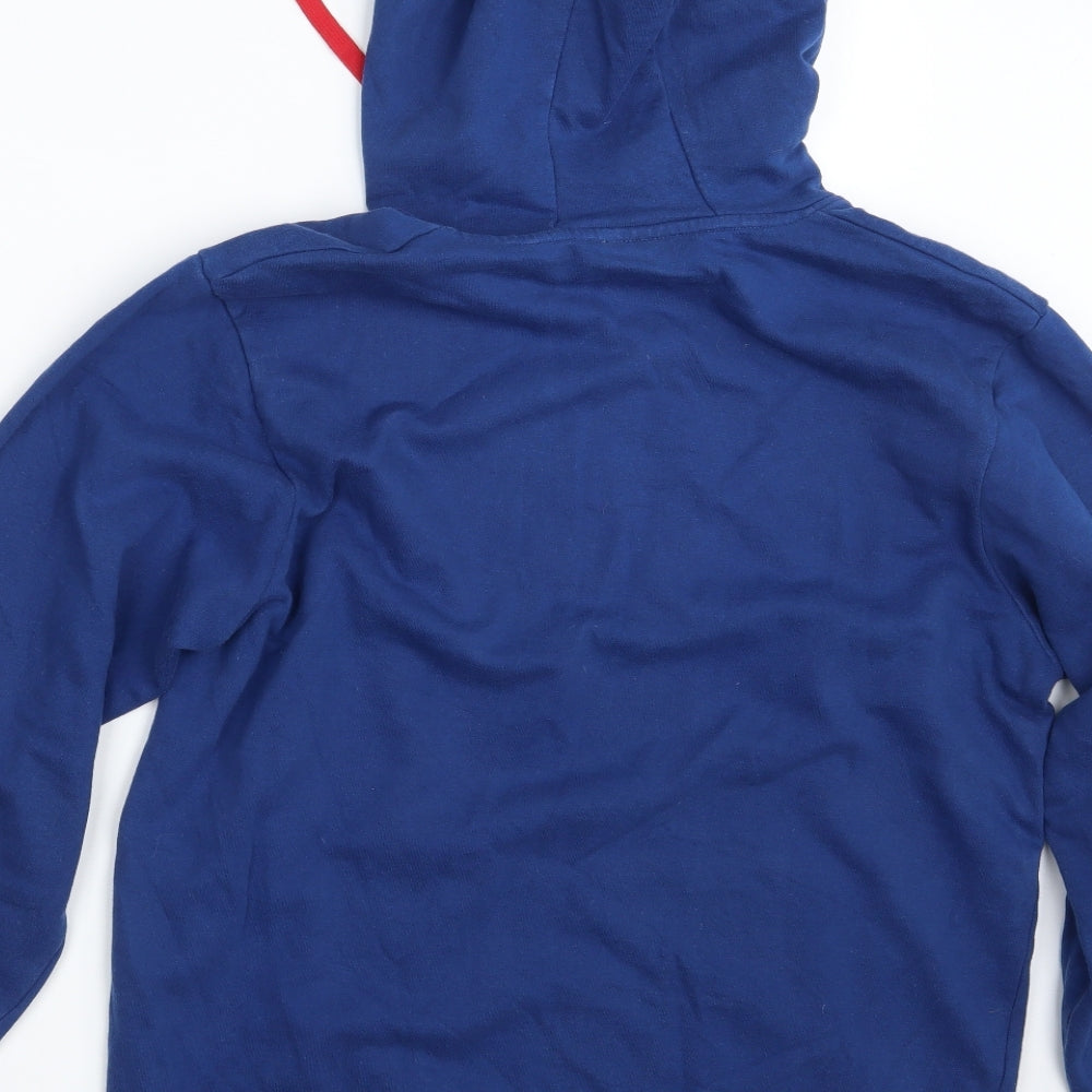 Euro 2016 Mens Blue Pullover Hoodie Size M - England Euro 016
