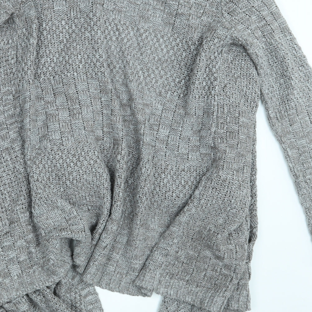 NEXT Womens Beige Wrap Jumper Size XS