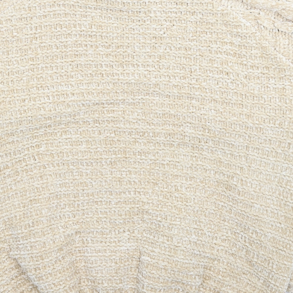 Kaleidoscope Womens Beige Knit Pullover Jumper Size 18