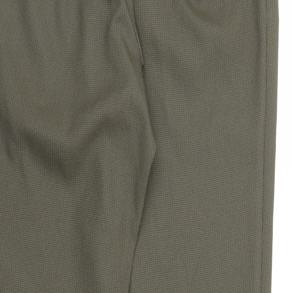 M&S Womens Green Trousers Size 10 L26 in