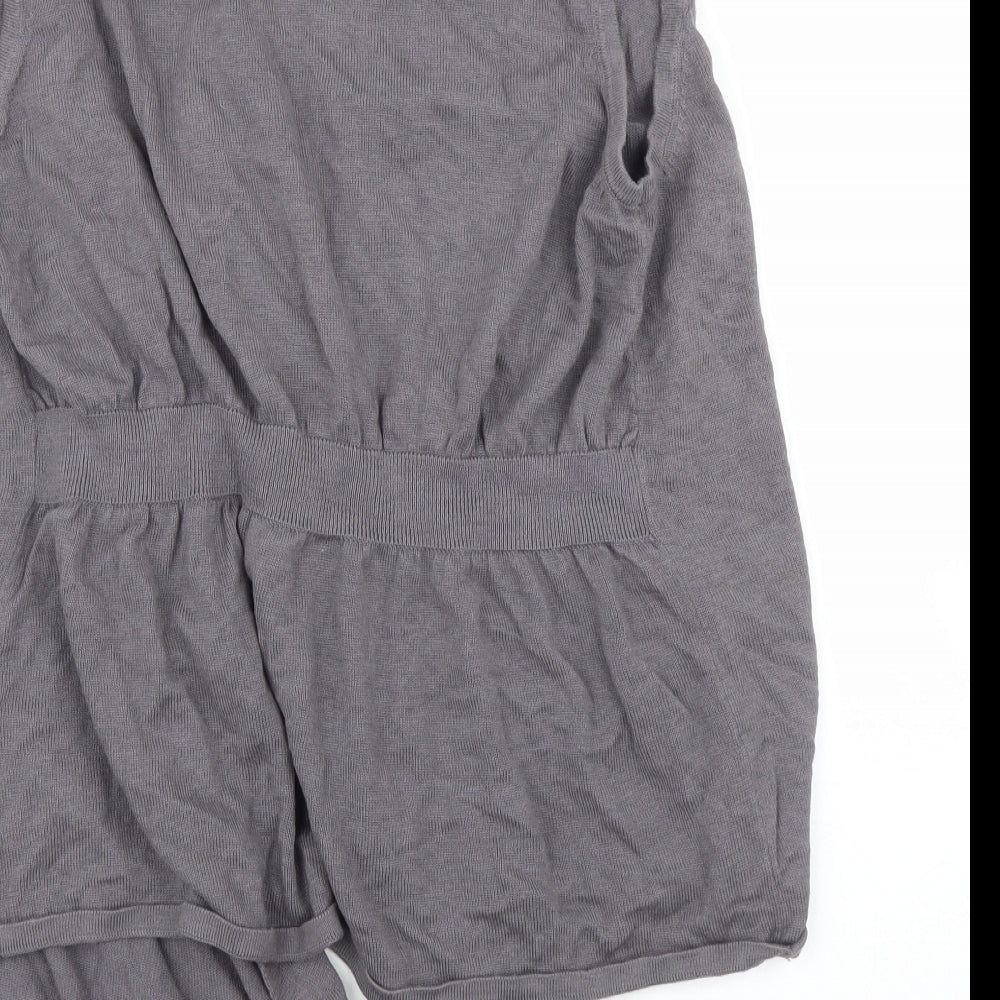 Papaya Womens Grey Cardigan Jumper Size 14