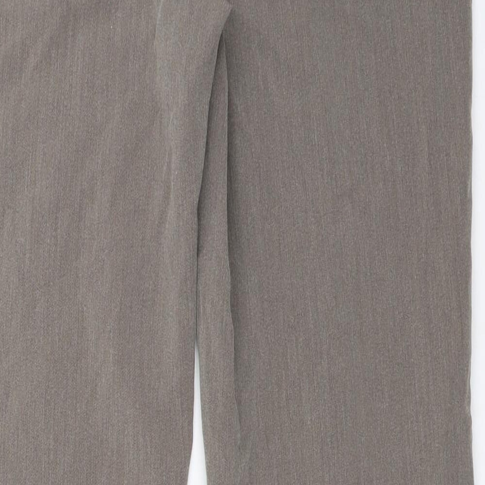 Classic Womens Grey Trousers Size 12 L29 in