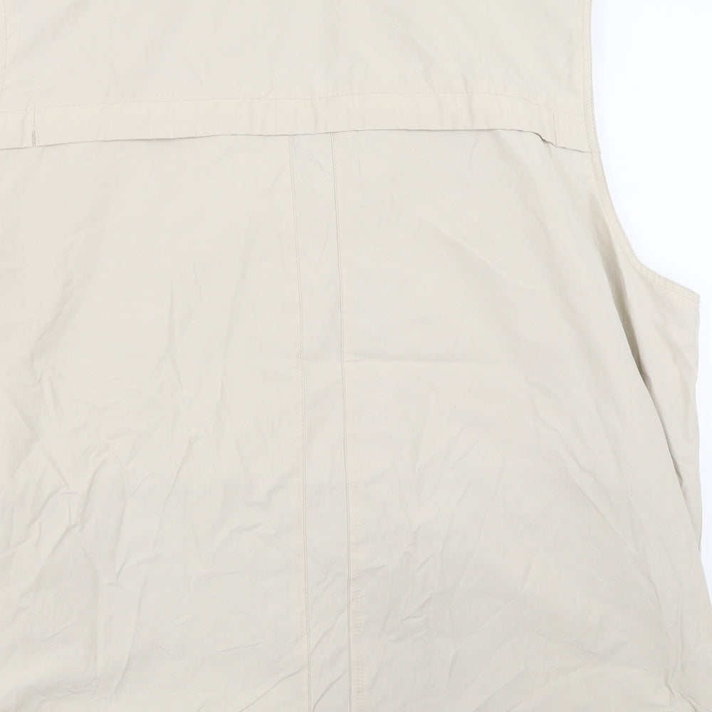 Marks and Spencer Mens Beige Gilet Coat Size 3XL
