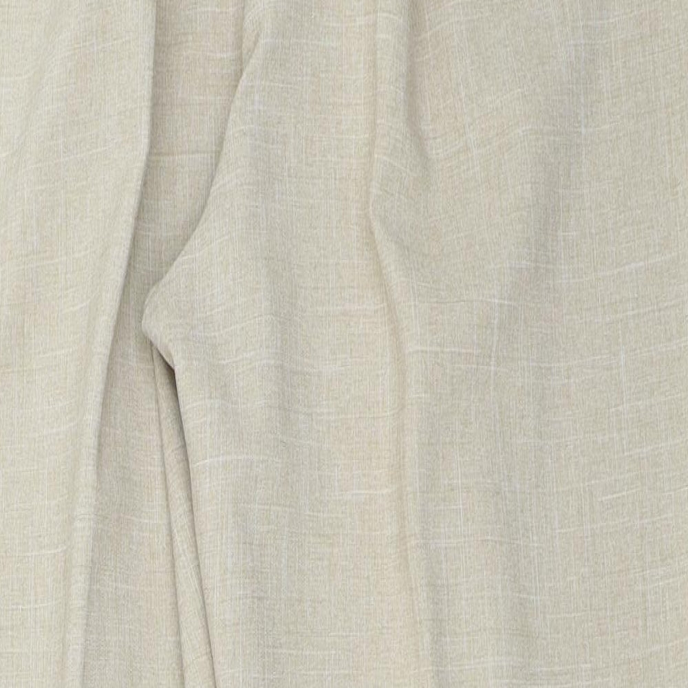 Preworn Womens Beige Trousers Size 18 L27.5 in