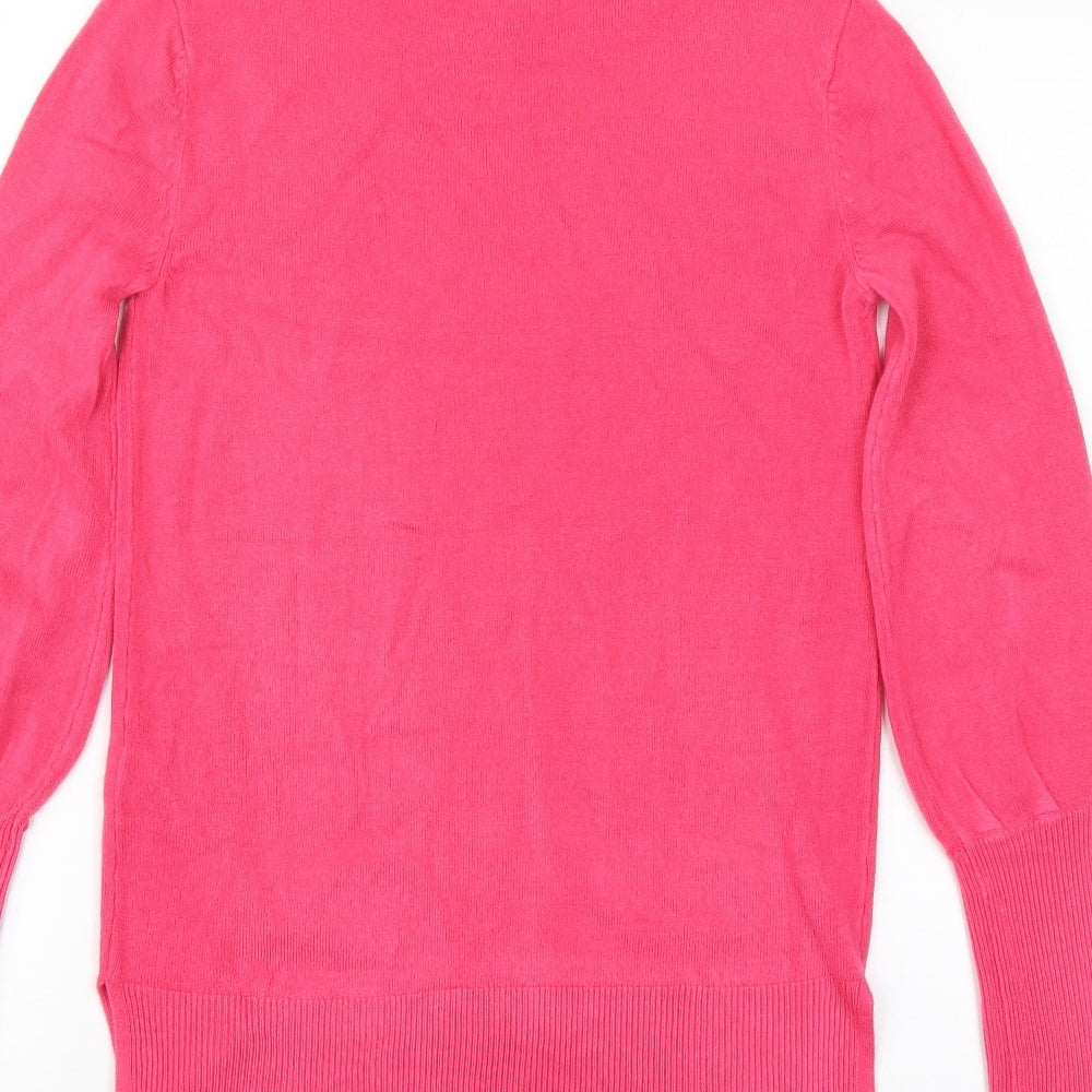 Marks and Spencer Womens Pink Pullover Jumper Size XS