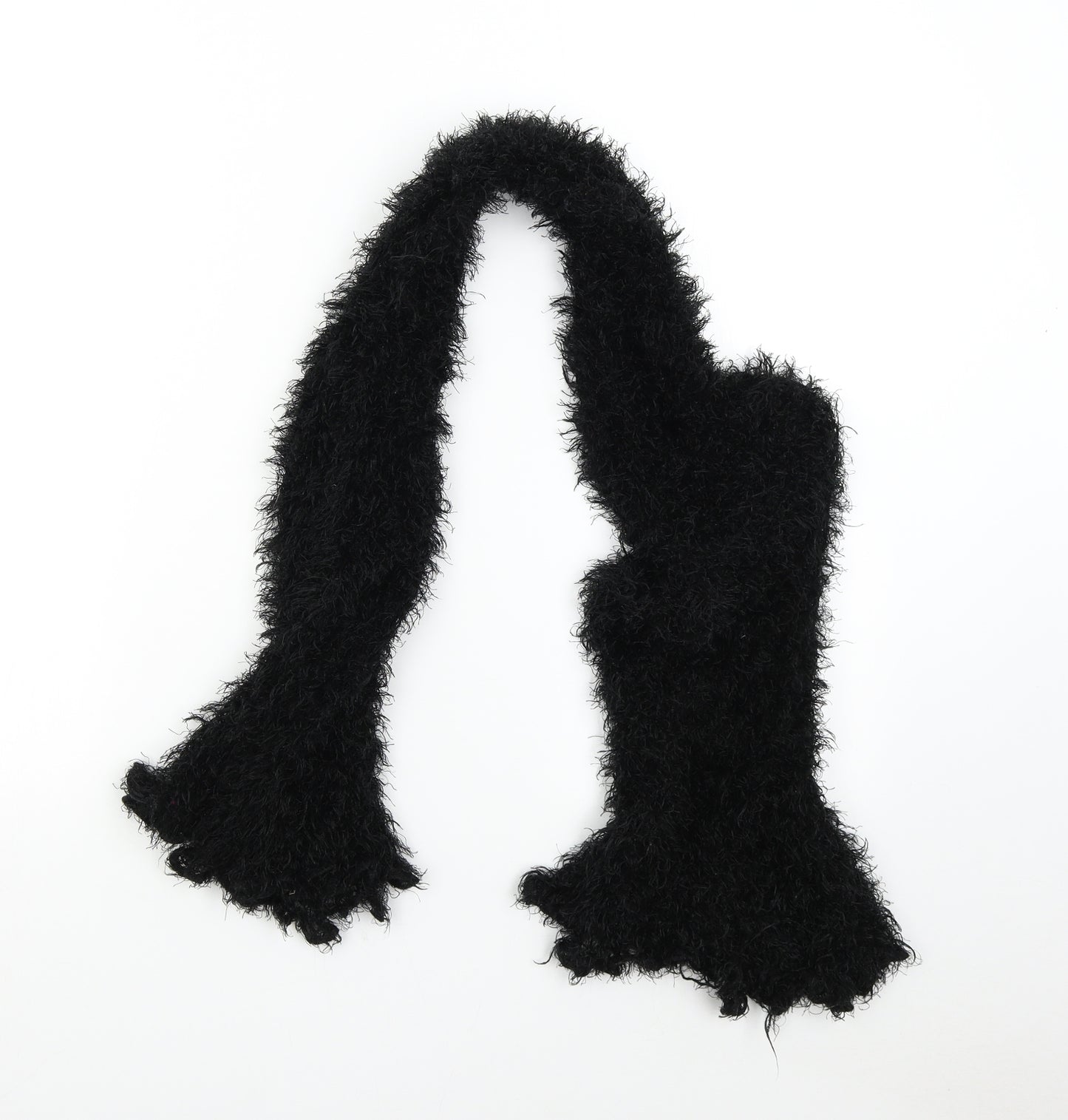 Preworn Womens Black Scarf