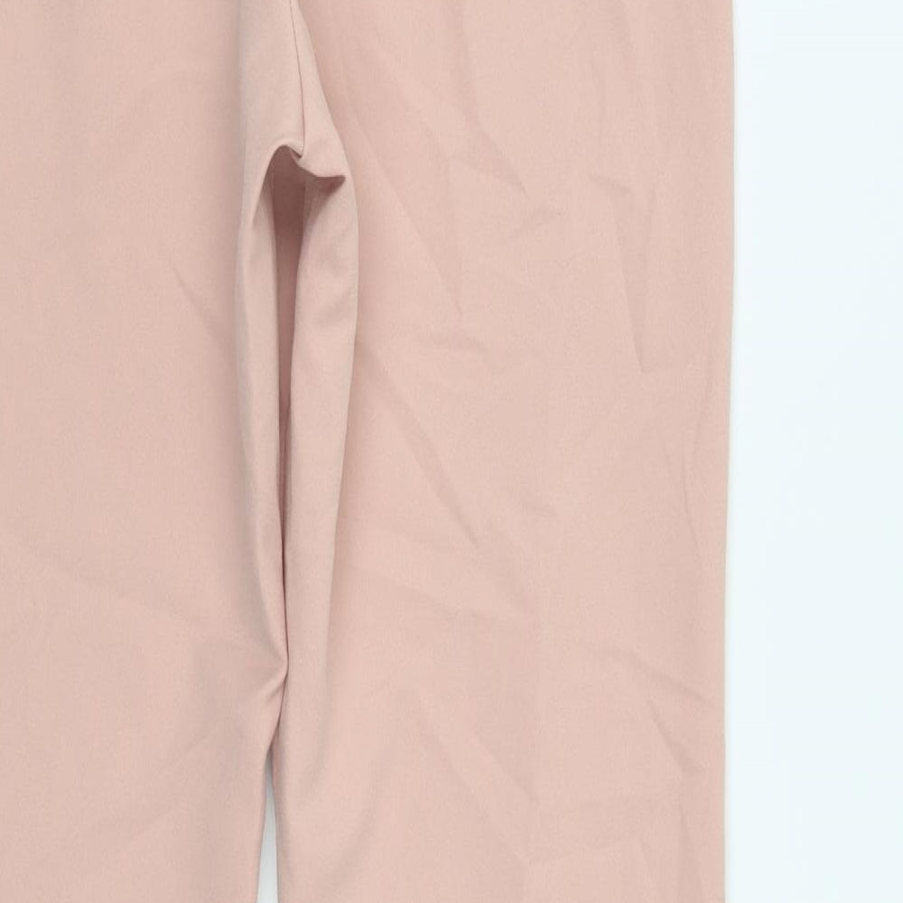 ASOS Womens Pink Trousers Size 10 L35 in