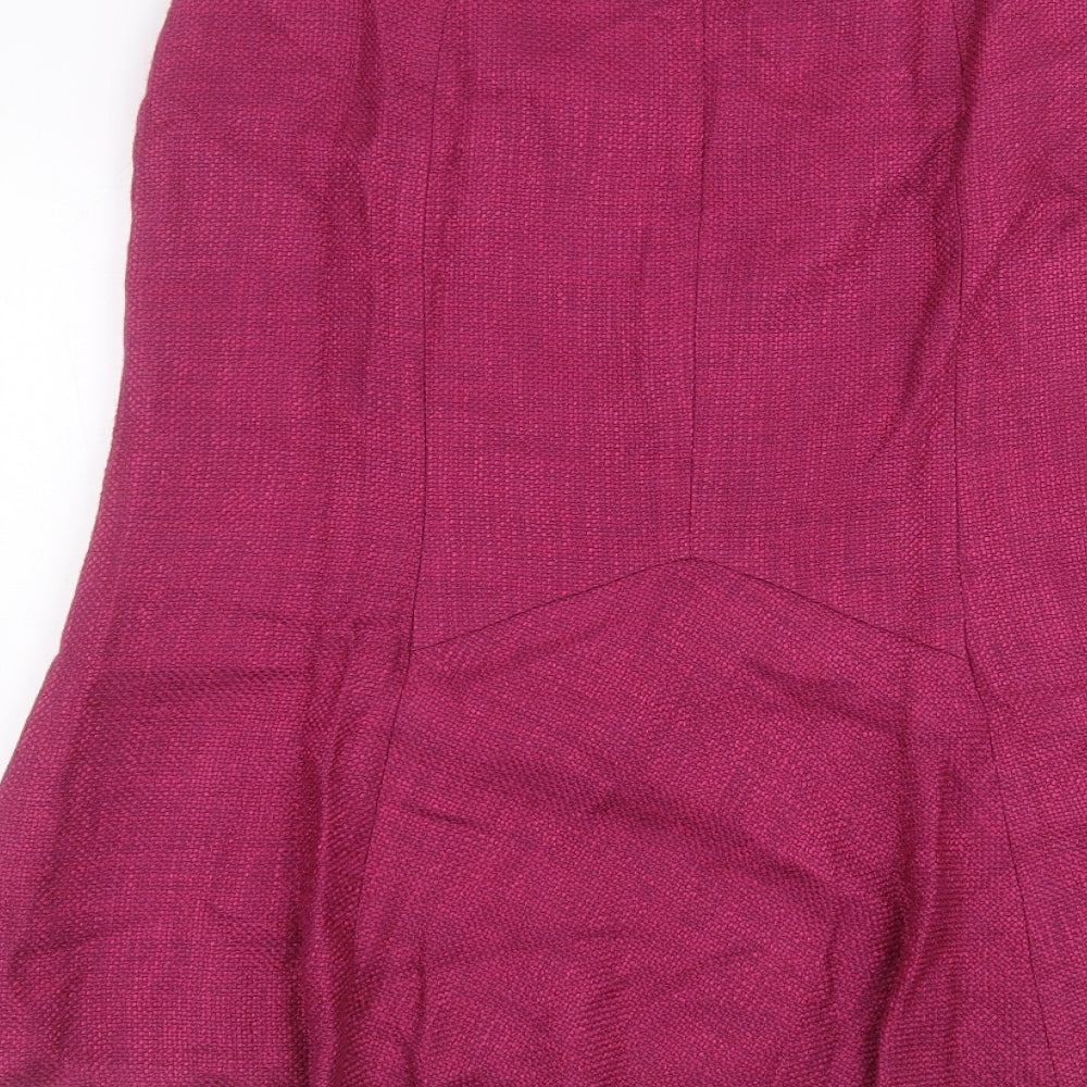 Precis Womens Pink A-Line Skirt Size 12
