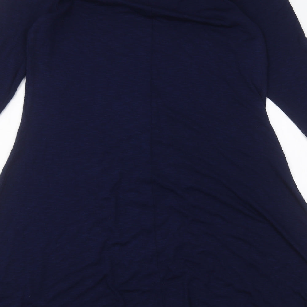 George Womens Blue A-Line Size 14