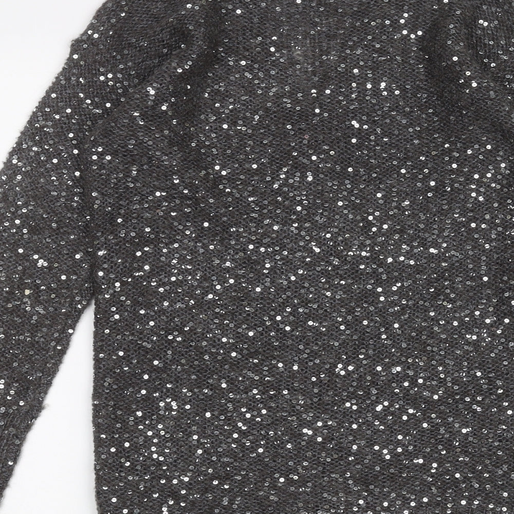 Marks and Spencer Womens Black Cardigan Jumper Size 10