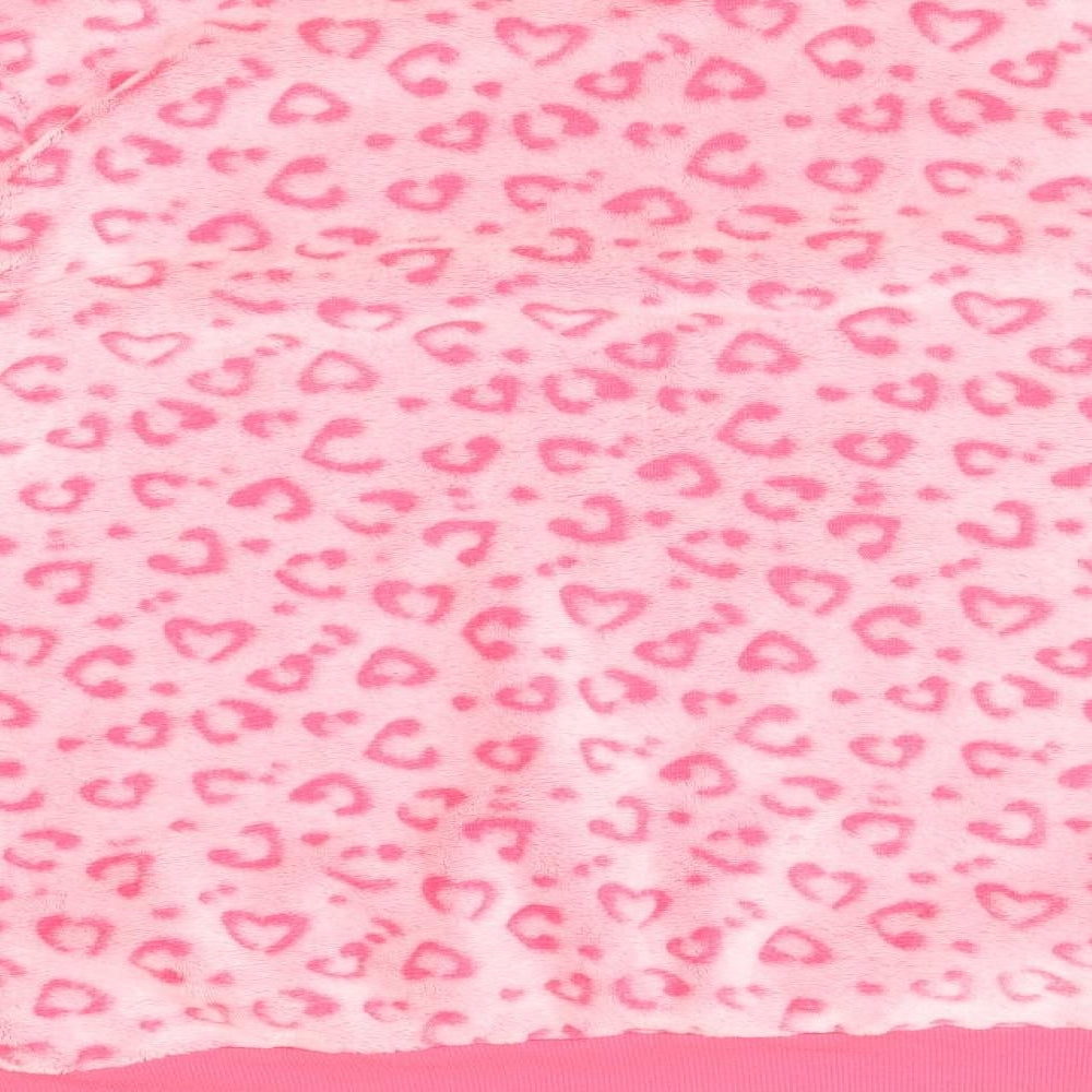 George Womens Pink Animal Print Pyjama Top Size 14