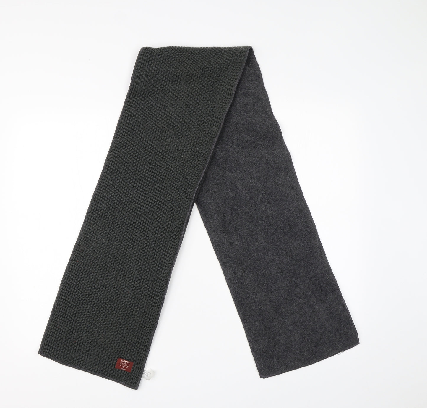 Dents Mens Green Scarf