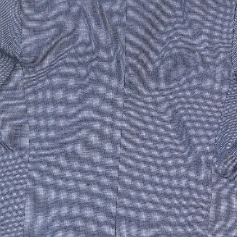 George Boys Blue Full Zip Jumper Size 11-12 Years