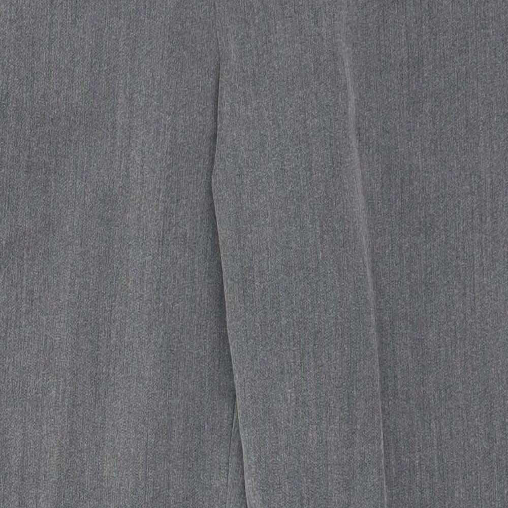 Preworn Womens Grey Trousers Size 12 L25 in
