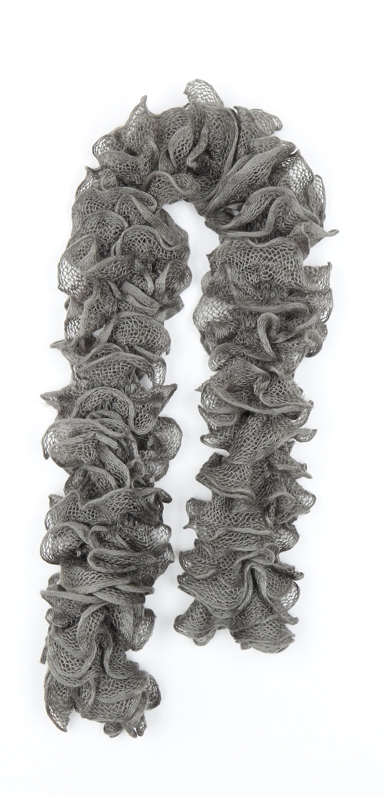 Preworn Womens Grey Scarf - boa