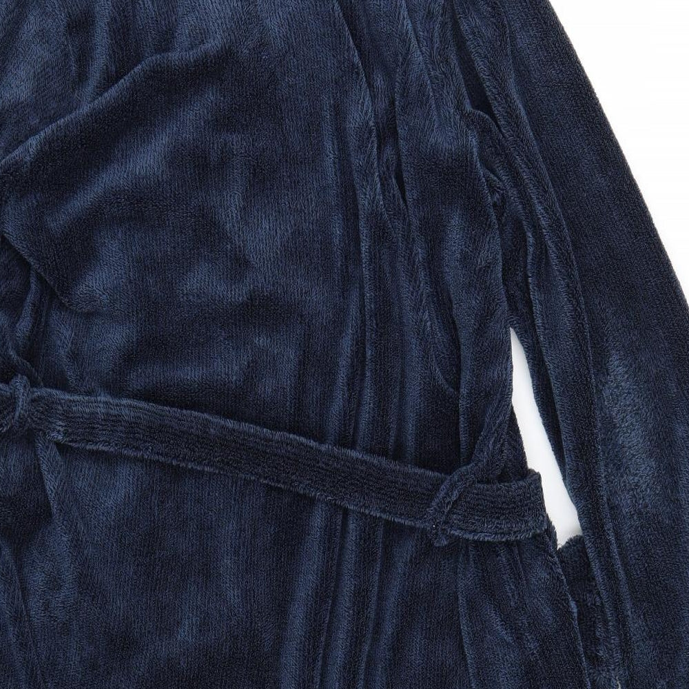 Nutmeg Mens Blue Robe Size L