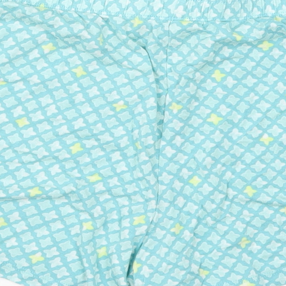 Jane & Bleecker Womens Blue Geometric Sailor Shorts Size L - Pyjama Shorts