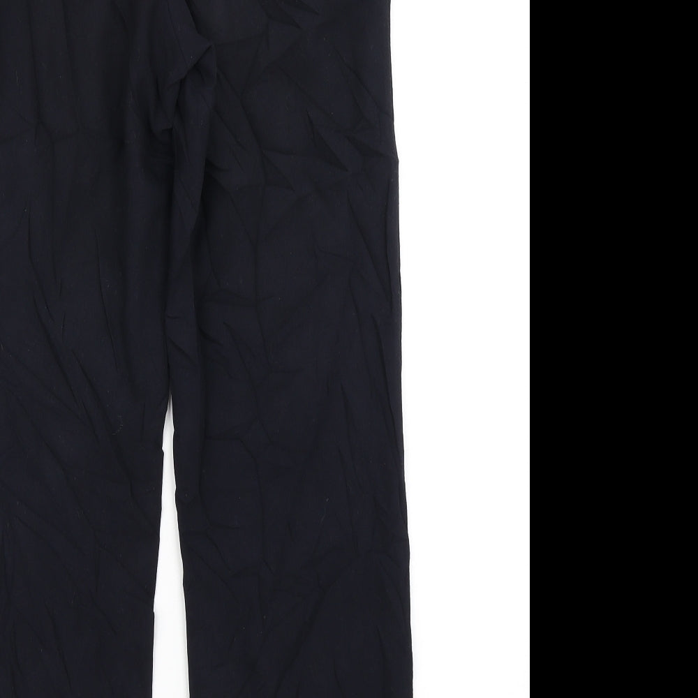 Marks & SPencer Womens Blue Dress Pants Trousers Size 12 L26 in
