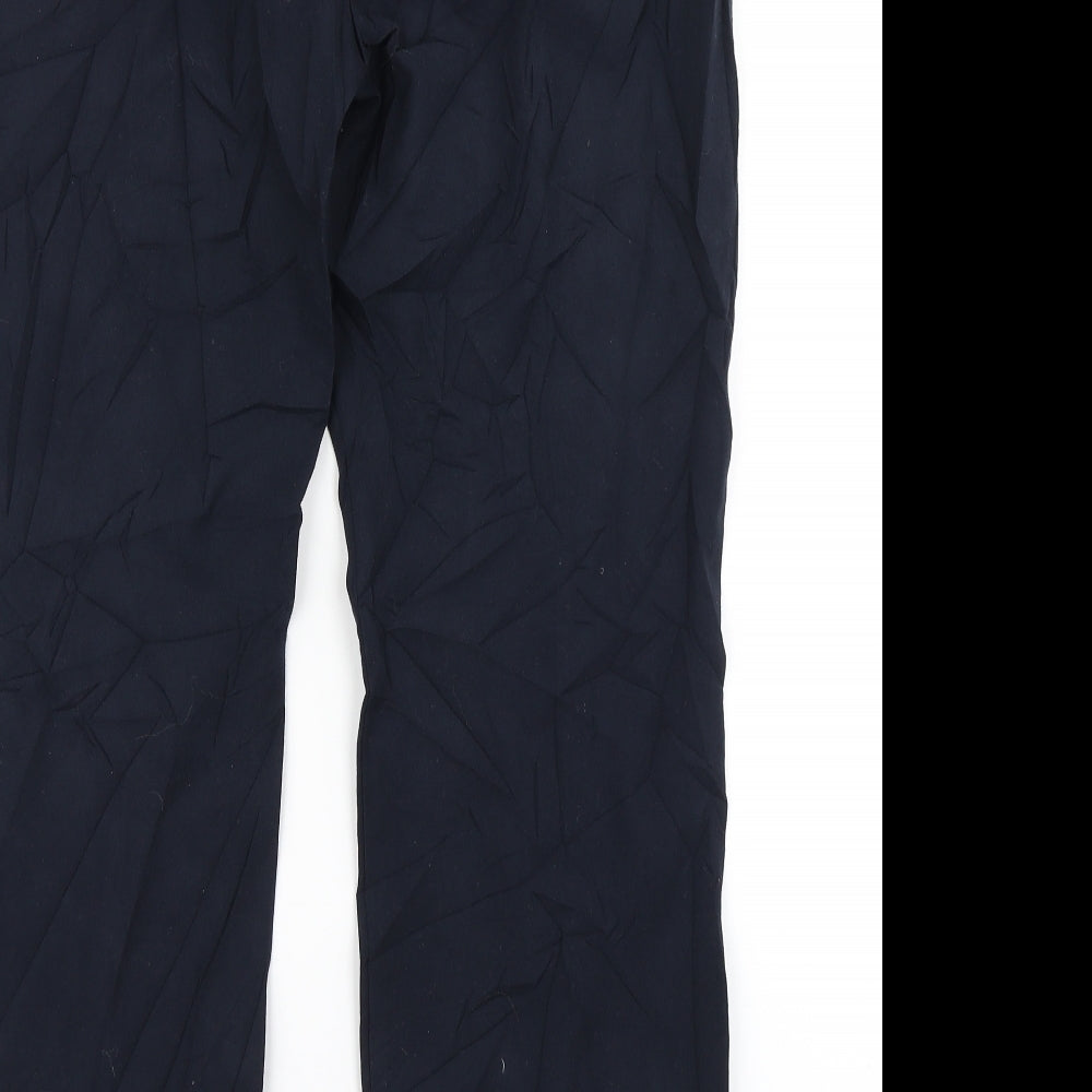 M&S Collection Womens Blue Dress Pants Trousers Size 14 L29 in