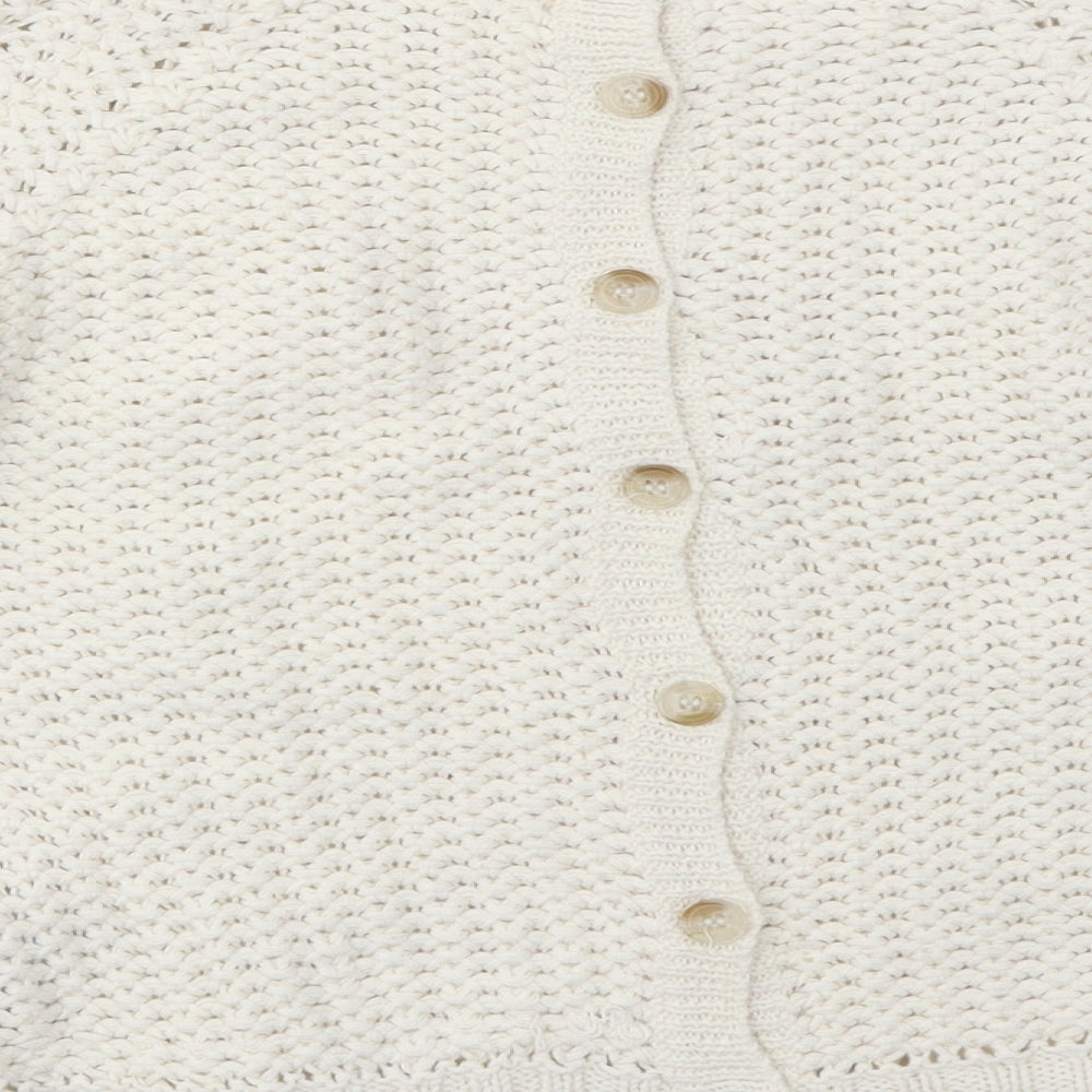 Zara Womens Ivory Pullover Jumper Size S