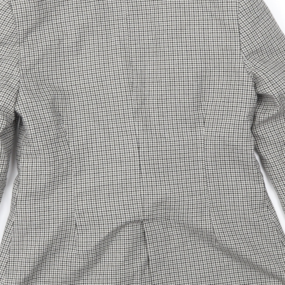 New Look Womens Multicoloured Geometric Jacket Blazer Size 6