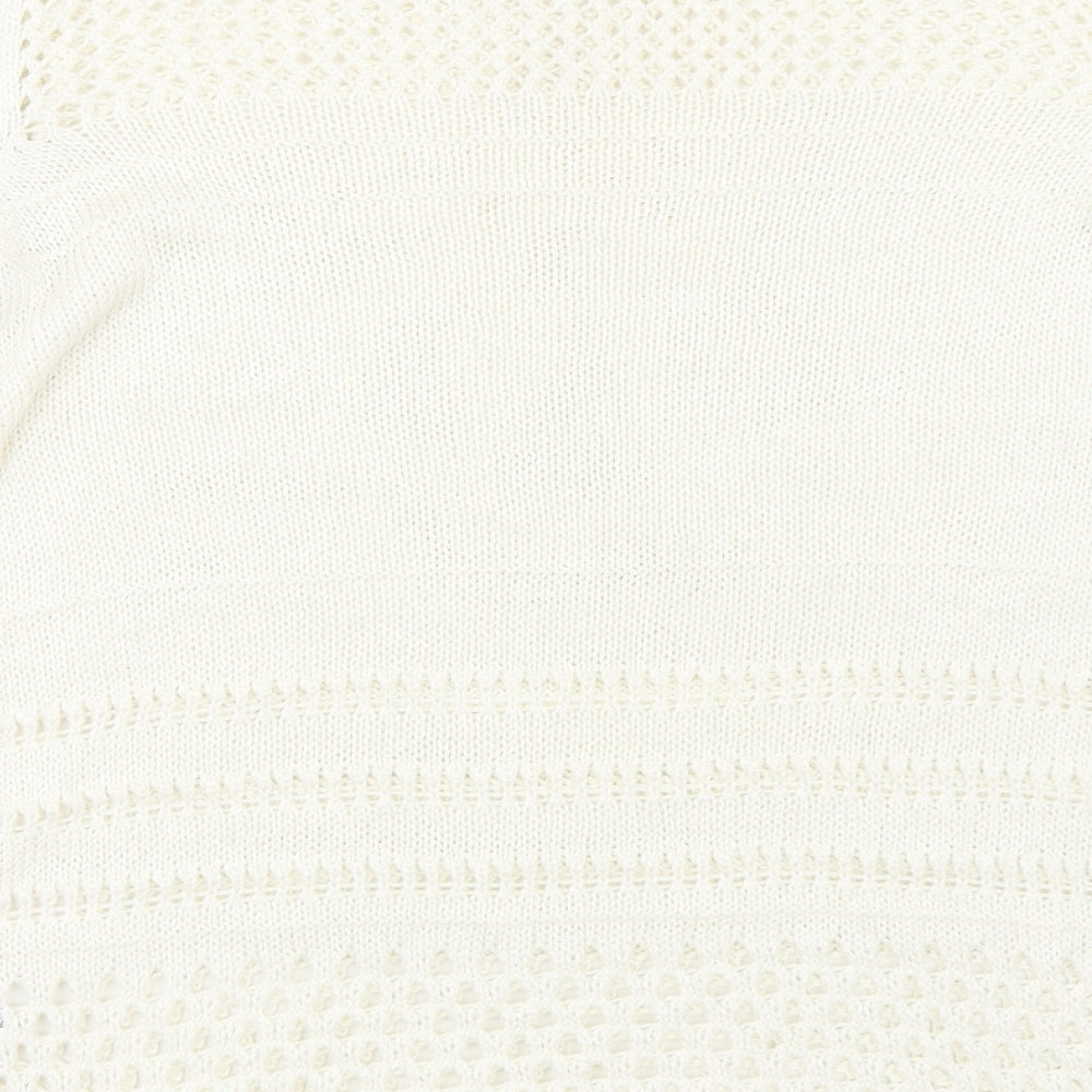 F&F Womens Beige Pullover Jumper Size 12